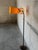Metal Floor Lamp With Dual Textured Shades Mid-Century Modern 1950s For Sale - Image 9 of 10