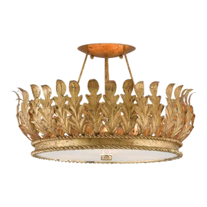 Bunny Williams for Currey & Company Collection Biddulph Semi-Flush
