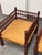 Indian Vintage Rush Seat Low Chairs, Pair For Sale - Image 9 of 12