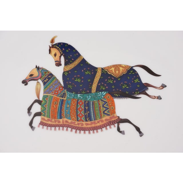 Item: Plate Quantity: 1 Manufacturer: Hermès, Paris Design: Cheval d'Orient Production period: Currently in production...