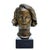 J.G., Bust of Girl, 1940s, Bronze and Wood For Sale - Image 15 of 15