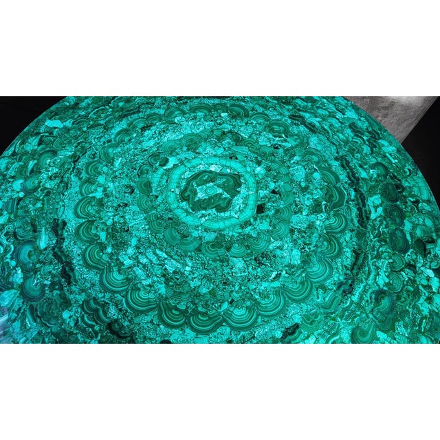 Malachite Cactus Table in the style of René Lalique, 1980s For Sale - Image 13 of 15