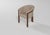 Contemporary Agnes Chair in Walnut Wood with Teal Wool Fabric by Javier Gomez For Sale - Image 3 of 5