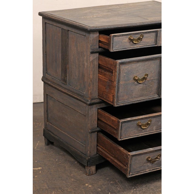 Late 18th C. English Chest W/ Great Hardware For Sale - Image 12 of 12