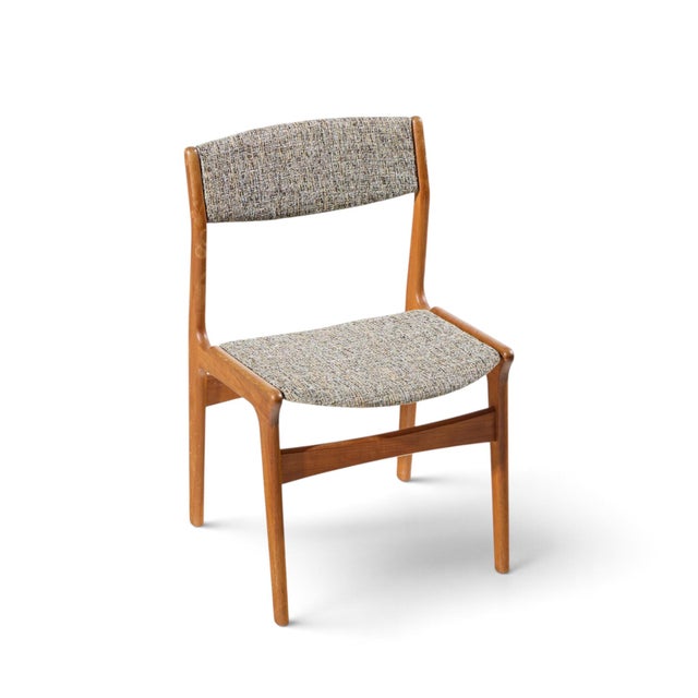 Erik Buch for Anderstrup Møbelfabrik Mid Century Danish Teak Dining Chairs - Set of 6 For Sale - Image 10 of 11