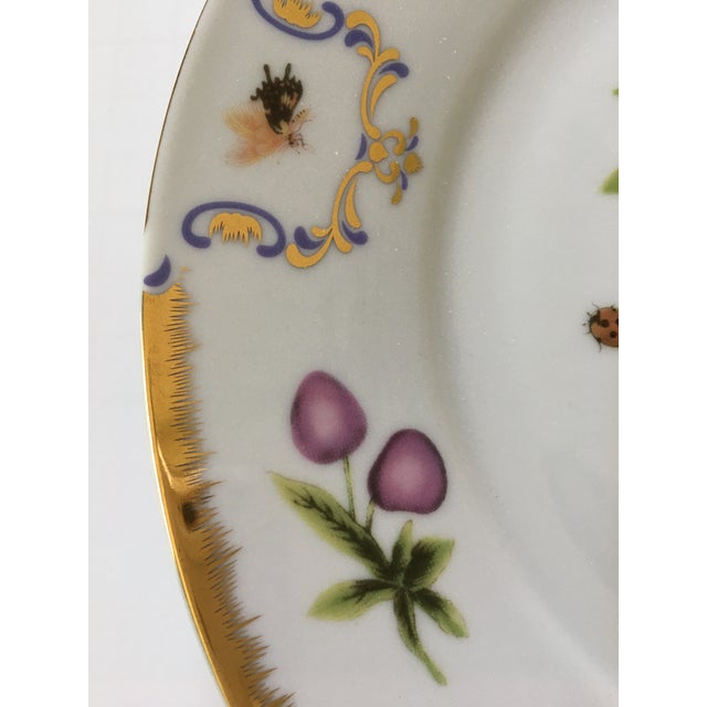 Set of 6 - I Godinger & Co. Gold Trimmed Porcelain 10 Set of 6 - I Godinger & Co. Gold Trimmed Porcelain 10