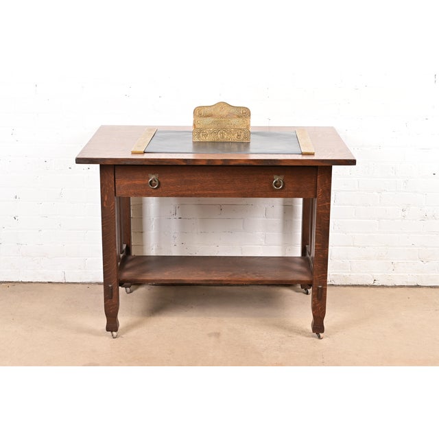 Tiffany Studios New York Zodiac Pattern Bronze Doré Letter Rack For Sale - Image 16 of 17