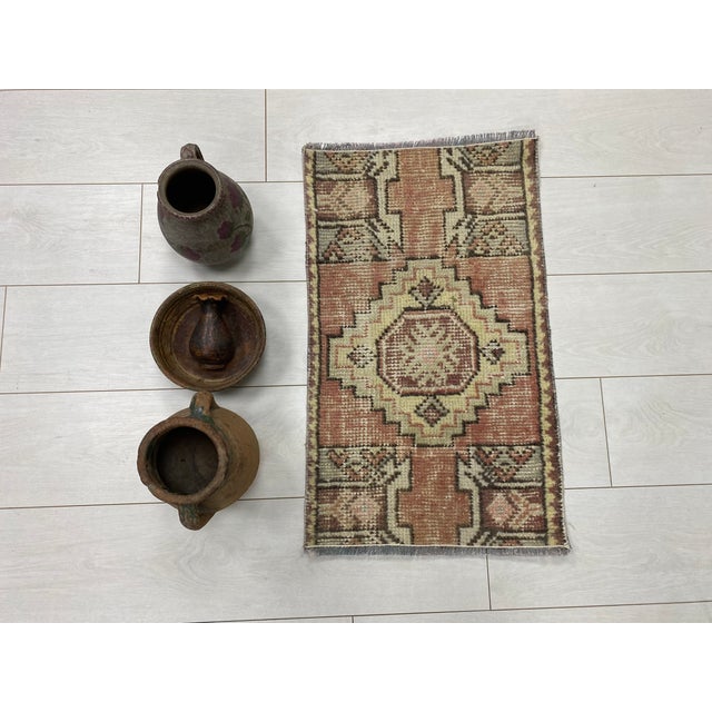 Turkish Oushak Antique Floral Carpet For Sale - Image 3 of 5