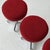 Mid-Century Modern Vintage Upholstered Swivel Stools by Thonet For Sale - Image 3 of 7