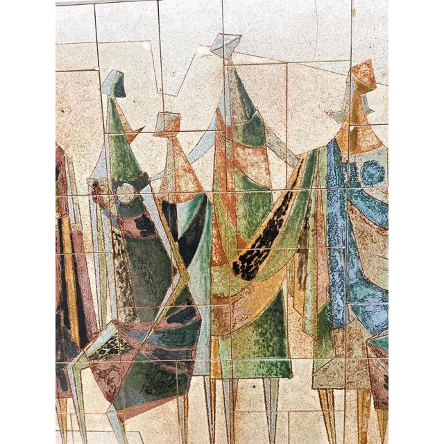 Ceramic Wall Panel, 1960s For Sale - Image 4 of 8