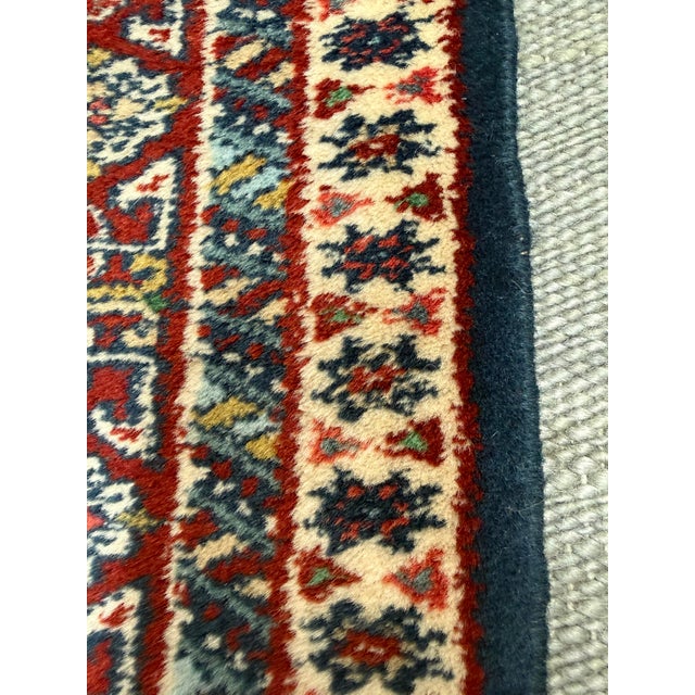 Red 2ft 7in × 15ft Genuine Hand Woven Persian Kurdish Runner Rug For Sale - Image 8 of 12