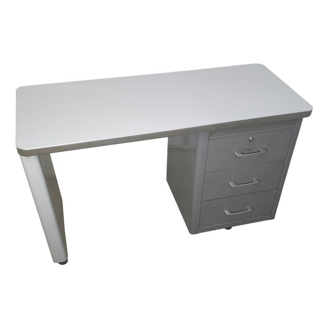 Small Vintage Desk from Roneo, 1950s For Sale