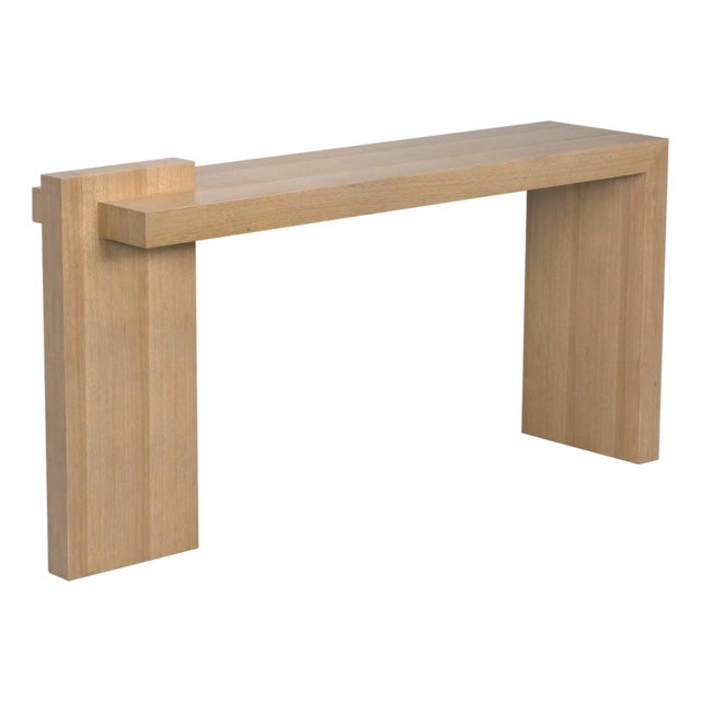 NOIR Atlanta Console, White Oak Veneer For Sale