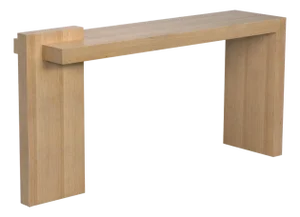 NOIR Atlanta Console, White Oak Veneer
