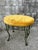 Mid-Century Modern Wrought Iron Vanity Stool. Circa 1960s For Sale - Image 4 of 18