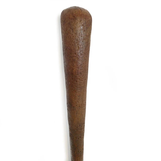 Vintage large Tuareg wood pestle stick. Unique modern shaped art piece great for collectors. Each is unique with hand...