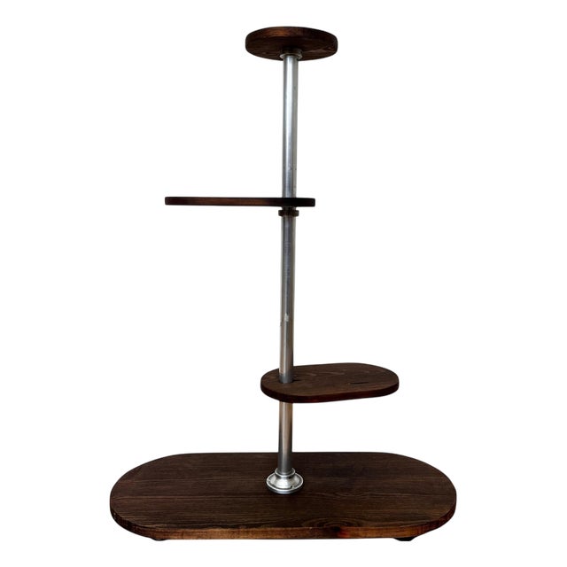 Bauhaus Flower Stand in Tubular Chrome, 1940s For Sale