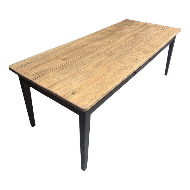 Vintage Farmhouse Dining Table, 1940s For Sale