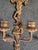 Italian Carved Wood Monkey & Palm Tree Sconces unelectrified sold as found specifically for candles in good vintage...