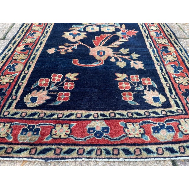 Traditional Early 20th Century Antique Sarouk Mohajeran Oriental Rug C-1910 For Sale - Image 3 of 9