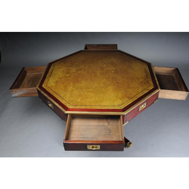 Octagonal English Coffee Table, 1900 For Sale - Image 3 of 18