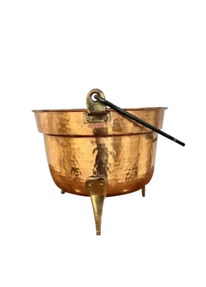 Victorian Copper Coal Bucket, 1880s