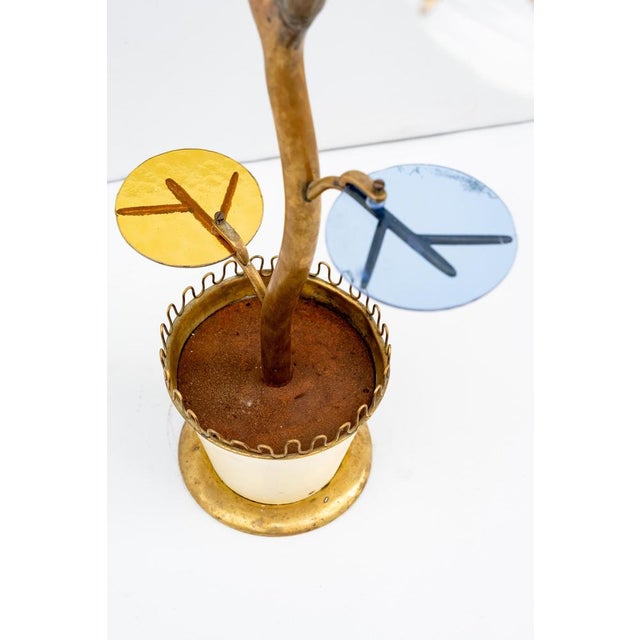 Gold Vintage Brass Shaft, 1950s For Sale - Image 8 of 9