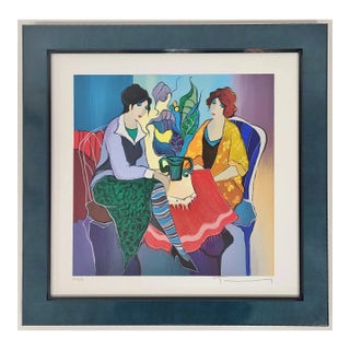 Framed Fashion Seriolithograph by Itzcak Tarkay For Sale