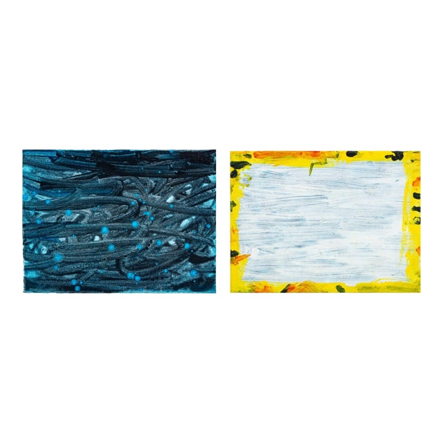 Elfi Schuselka Abstract Composition Mixed Media, 2 For Sale