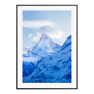 Toni Frissell 'Matterhorn' Archival Pigment Print Framed in Black