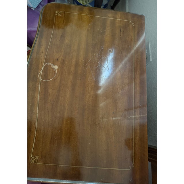 1960s Drexel Heritage French Provincial Louis XV Carved Walnut Nightstands, Pair For Sale - Image 13 of 18