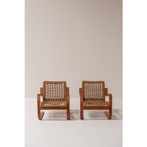 Lounge Chairs by Alvar Aalto for Stylclair, France, 1930s, Set of 2 For Sale - Image 17 of 18