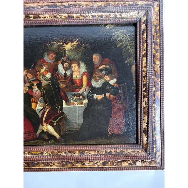 Attributed to David Vinckboons (1576-1629), 17th-century Flemish School, Oil on panel For Sale - Image 4 of 6