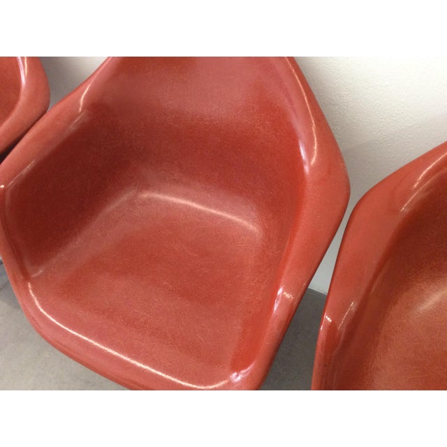 Armchairs and One La Fonda Chair by Charles & Ray Eames for Herman Miller, 1970s, Set of 6 For Sale - Image 11 of 14