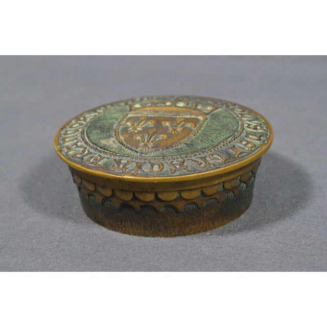 A fine French Art Deco patinated bronze lidded box by renowned sculptor and designer Max Le Verrier (1891–1973), featuring...