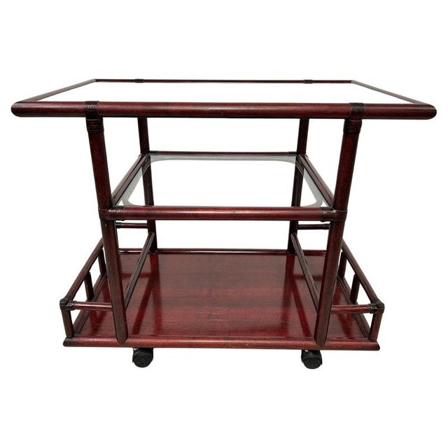 Mid-Century Modern Serving Trolley from Gervasoni, 1970s For Sale - Image 13 of 13