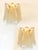 Contemporary Modern Sanded Champagne "Rondini" Murano Wall Sconces- Set of 3 For Sale - Image 9 of 9
