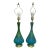 Vintage Royal Haeger Drip Lamps - a Pair For Sale