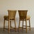 McGuire Pair, McGuire San Francisco Woven Rawhide Counter Stools, Late 20th Century For Sale - Image 4 of 10