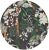 Contemporary Nicolette Mayer Sabi Jungle Chocolatte 16" Round Pebble Placemats, Set of 4 For Sale - Image 3 of 3