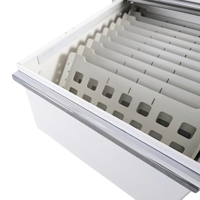 White Rolling Container Office Cabinet from USM Haller For Sale - Image 8 of 9