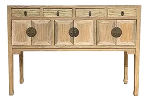 1980s' Reclaimed Wood Ex Beijing Console Table