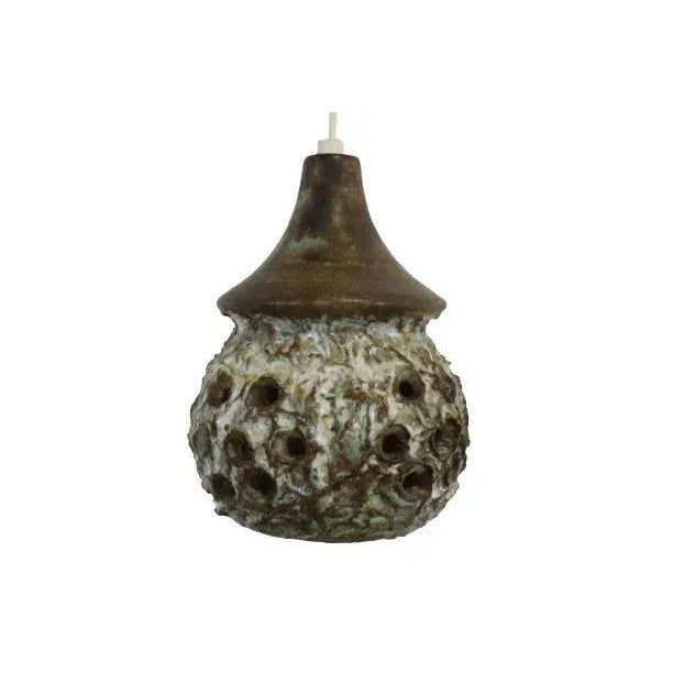 Swedish Ceramic Hanging Light For Sale - Image 3 of 12