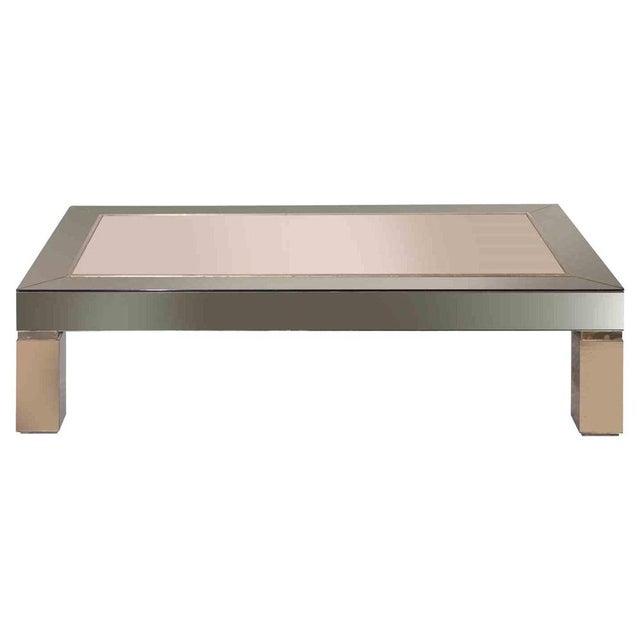 Mid-Century Brass and Glass Coffee Table, 1960s For Sale - Image 6 of 6