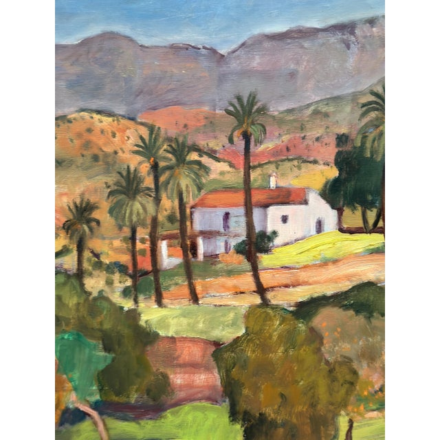 Pierre Van Der Stok, Landscape, 1960, Oil Painting on Canvas, Framed For Sale - Image 14 of 16