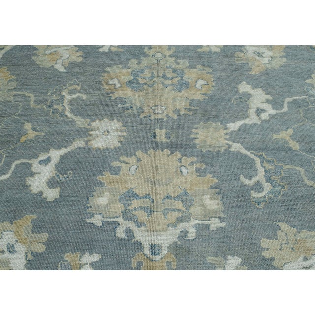 Turkish Oushak Rug 11'5" x 14'4" #18515 For Sale In Houston - Image 6 of 8