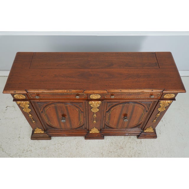 Francesco Molon Italian Walnut Tv Lift Cabinet For Sale - Image 15 of 18