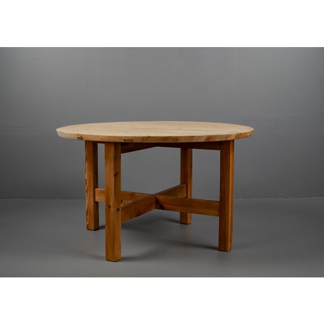 Beige Vintage Dining Table by Erik Wørts for Ikea, 1970s For Sale - Image 8 of 18