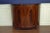 Wood Hepplewhite Style Mahogany Demilune Cabinet by Leighton Hall For Sale - Image 7 of 12