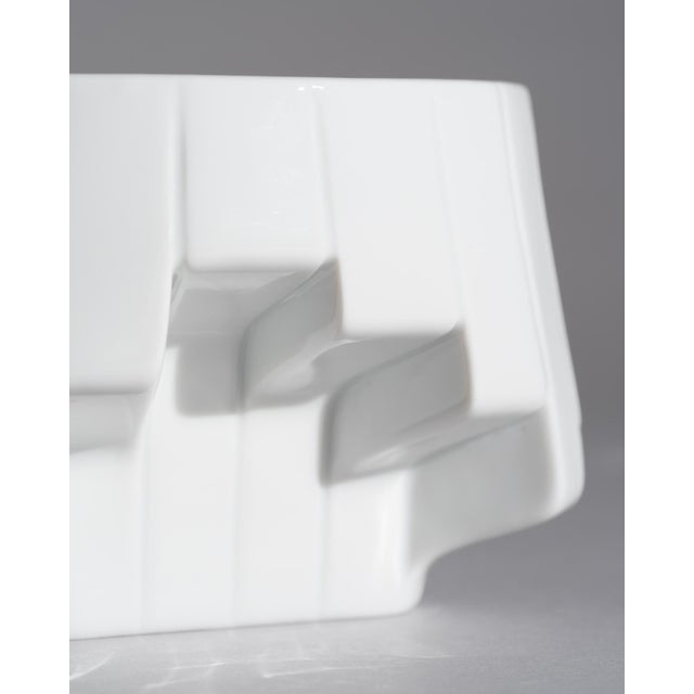 Ceramic Sculptural Porcelain Bowl by Zaha Hadid for Rosenthal, Germany, 2000s For Sale - Image 7 of 10